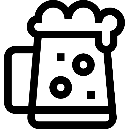 birra scura Basic Straight Lineal icona