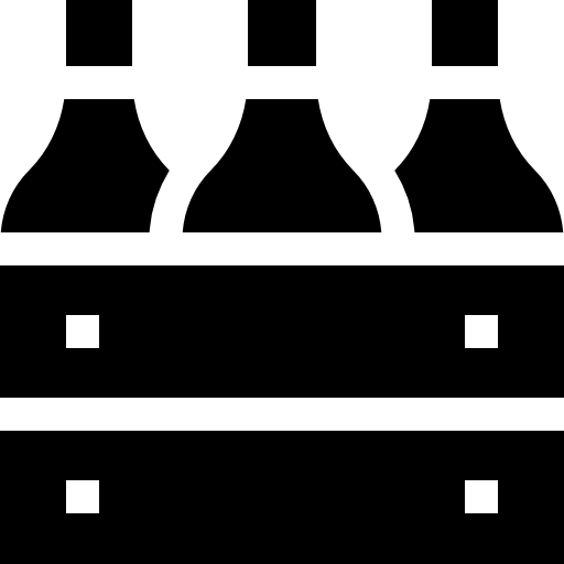 ビールボックス Basic Straight Filled icon