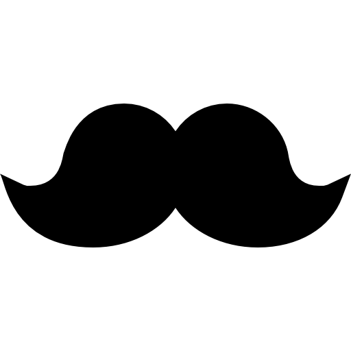baffi Basic Straight Filled icona