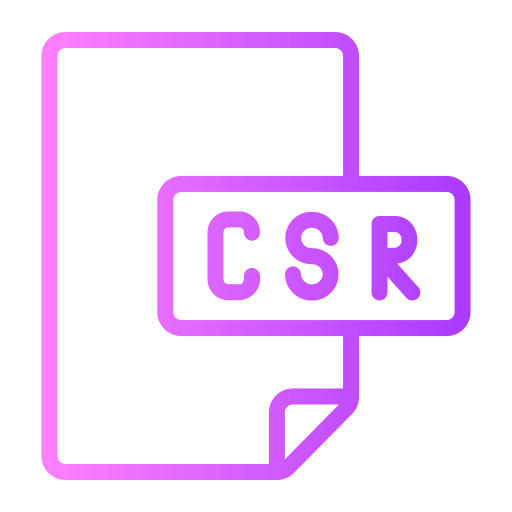 csr Generic gradient outline icon