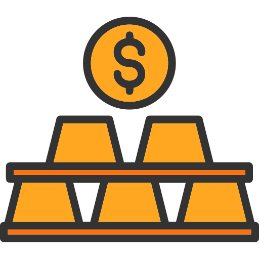 Gold stack Generic color lineal-color icon