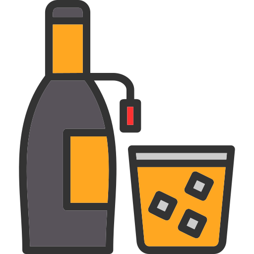 wijnfles Generic color lineal-color icoon