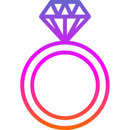 Diamond ring Generic gradient outline icon