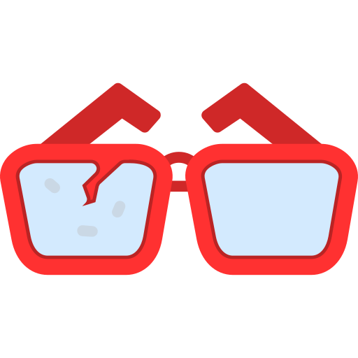 okulary do czytania Generic color fill ikona