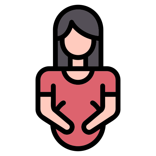 Pregnant Generic color lineal-color icon