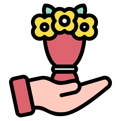 Flower bouquet Generic color lineal-color icon