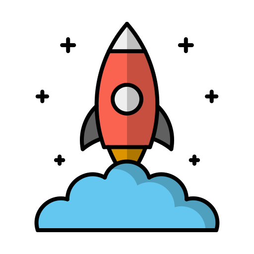 로켓 발사기 Generic color lineal-color icon