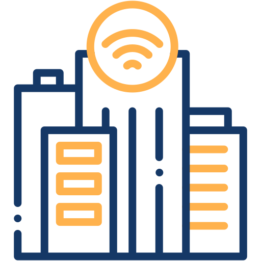 Smart city Generic color outline icon