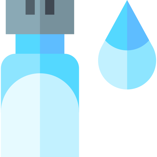 agua salada Basic Straight Flat icono