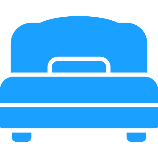 Double bed Generic color fill icon