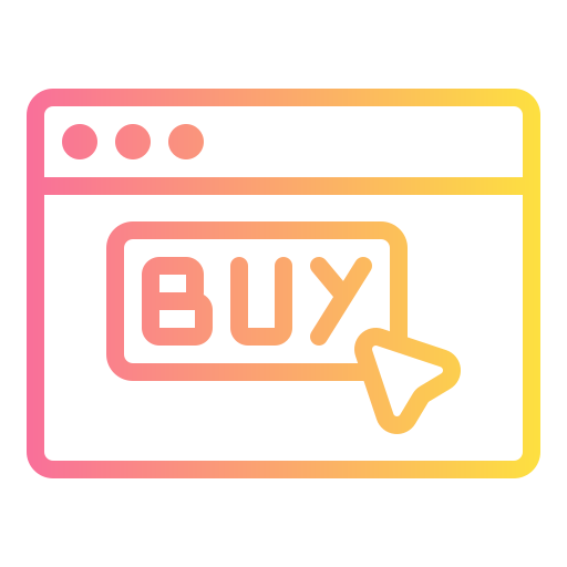 Buy button Generic gradient outline icon