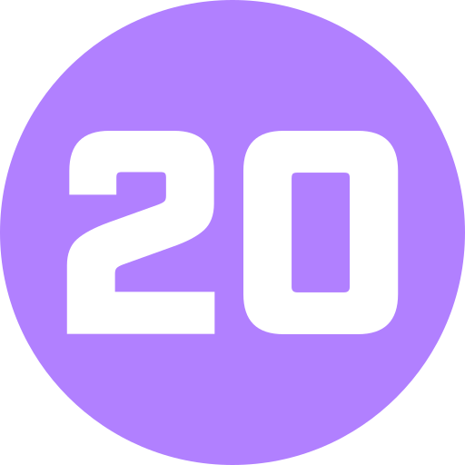 20 Generic color fill icon