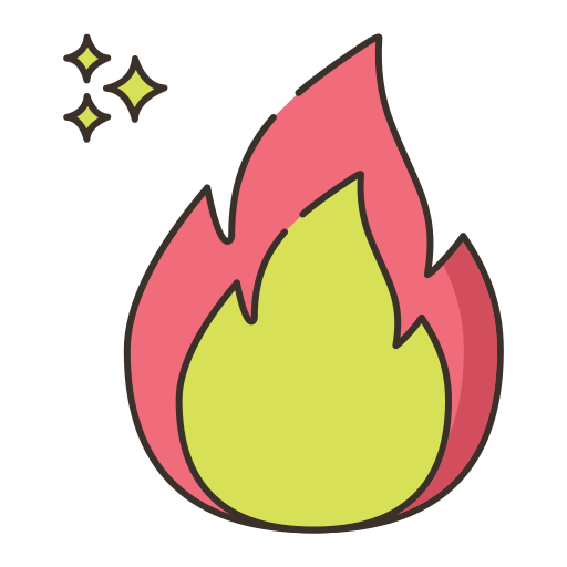 불타다 Generic color lineal-color icon