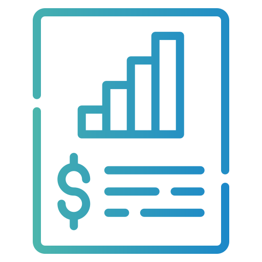 Business report Generic gradient outline icon