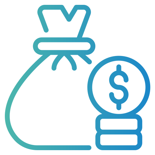 Money bag Generic gradient outline icon