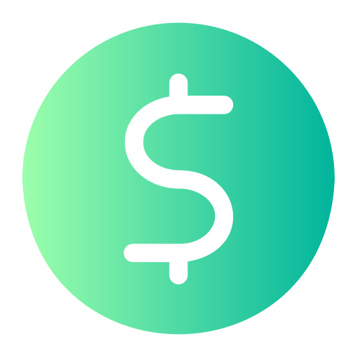moneta Generic gradient fill ikona