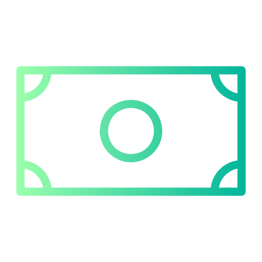 お金 Generic gradient outline icon