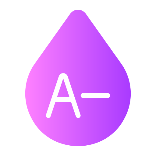 Blood type a Generic gradient fill icon
