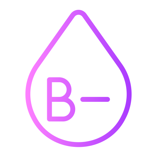 sangue tipo b Generic gradient outline Ícone