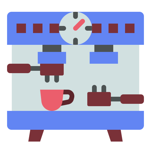 커피 머신 Generic color fill icon
