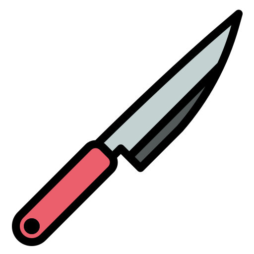 nóż Generic color outline ikona
