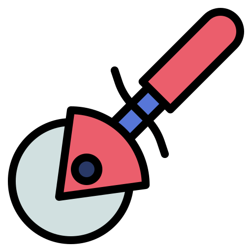 ピザカッター Generic color outline icon