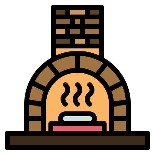 Pizza oven Generic color outline icon