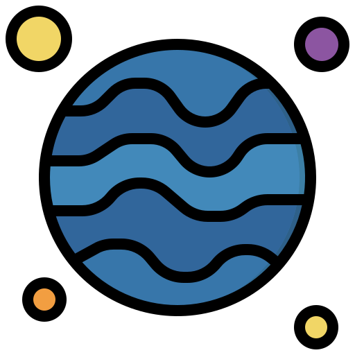 neptun Surang Lineal Color icon