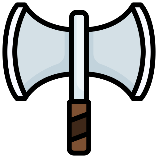 Axe Surang Lineal Color icon