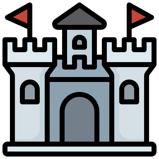 castillo Surang Lineal Color icono