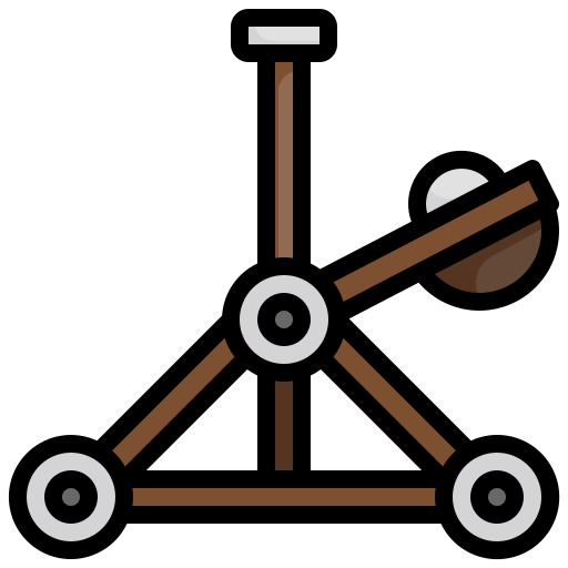 catapulta Surang Lineal Color icono