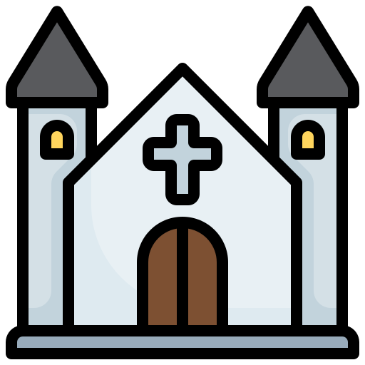 kościół Surang Lineal Color ikona