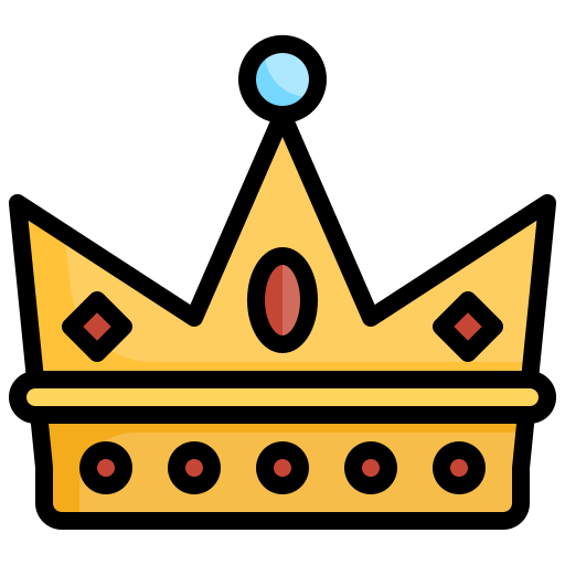 Crown Surang Lineal Color icon