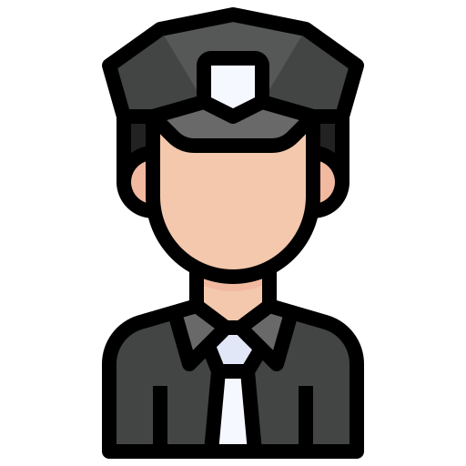 policía Surang Lineal Color icono