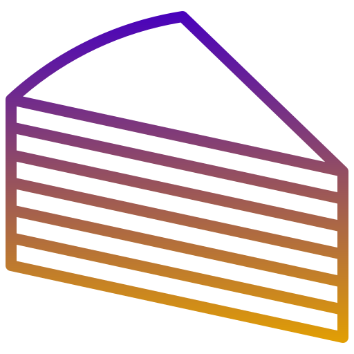 케이크 Generic gradient outline icon