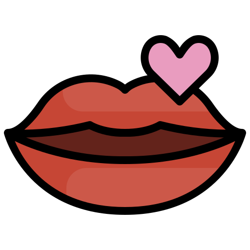 Kiss Surang Lineal Color icon