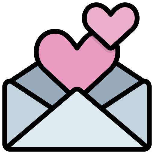 Love letter Surang Lineal Color icon