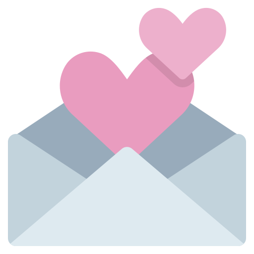 Love letter Surang Flat icon