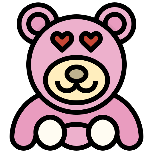 Teddy bear Surang Lineal Color icon