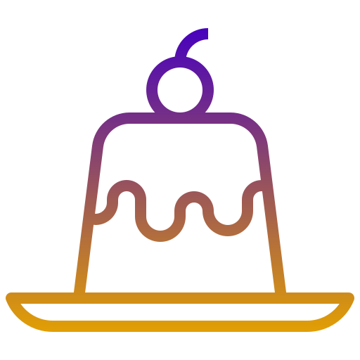 pudding Generic gradient outline icon