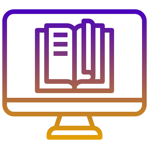 Ebook Generic gradient outline icon