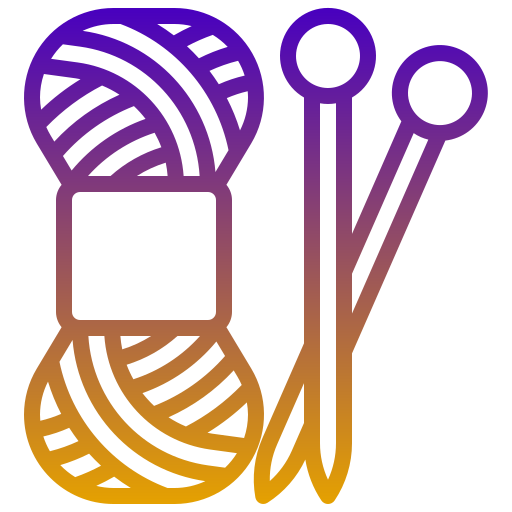 Knitting Generic gradient outline icon