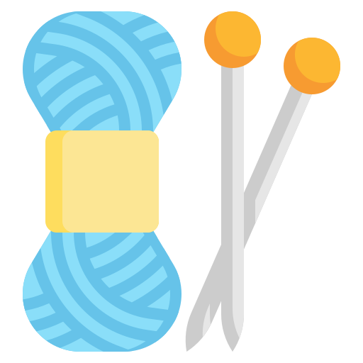 Knitting Generic color fill icon