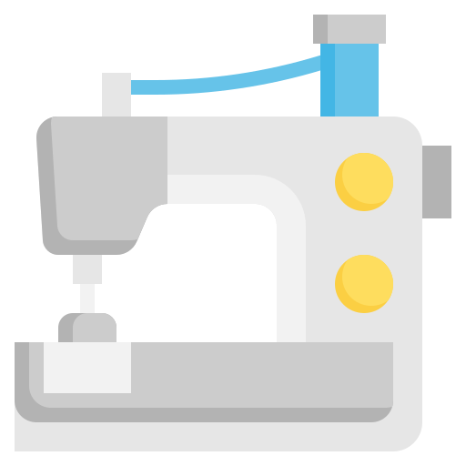 máquinas de coser Generic color fill icono