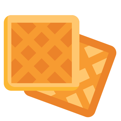Waffle Generic color fill icon