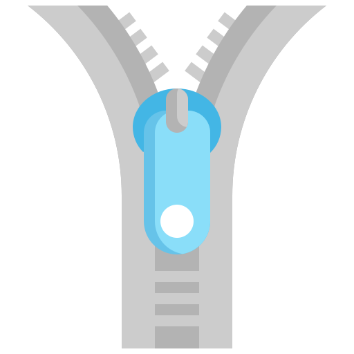 Zipper Generic color fill icon