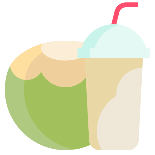 코코넛 Generic color fill icon