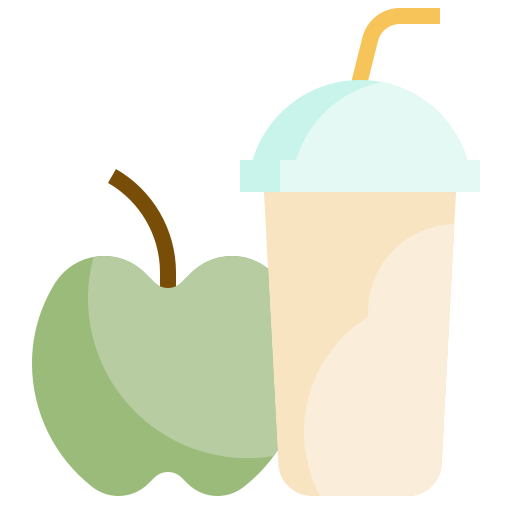 zielone jabłko Generic color fill ikona