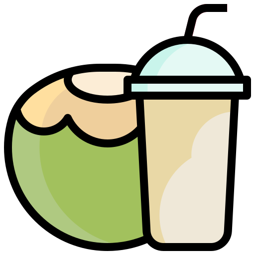 kokosnoot Generic color outline icoon