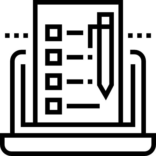 ordenador portátil Detailed Straight Lineal icono